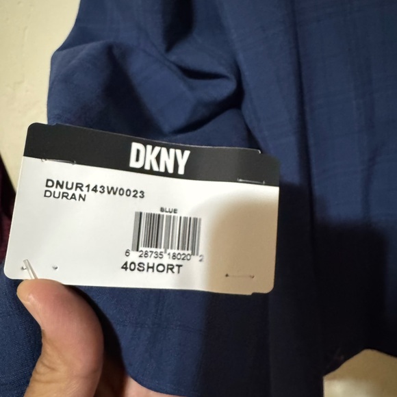 DKNY Blue Sport Coat Classic Blazer - Picture 3 of 7